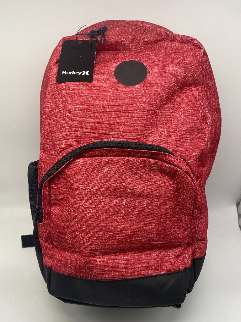 " BACK TO SCHOOL " HURLEY BLOCKADE HEATHER 21L BACKPACK RED